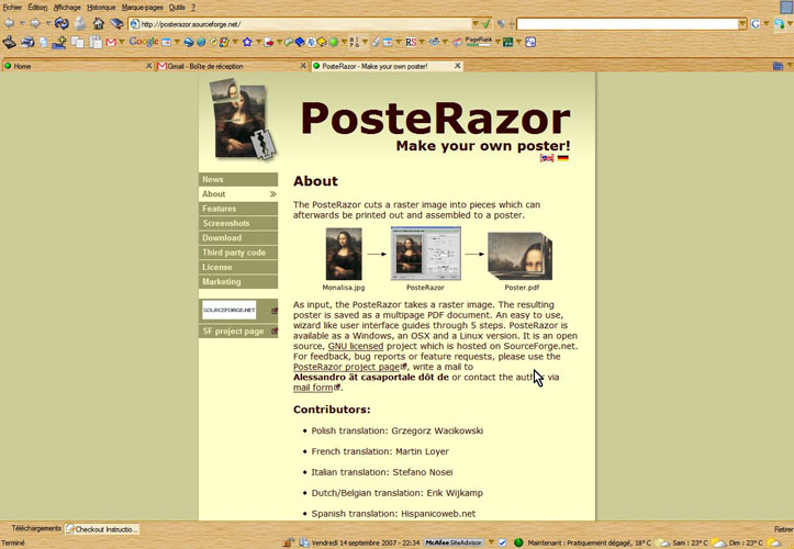 mt_popup:19 Site web de PosteRazor