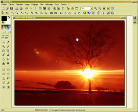 Photofiltre 6.02 - 13 Effet coucher de soleil mt_popup:13 Effet coucher de soleil