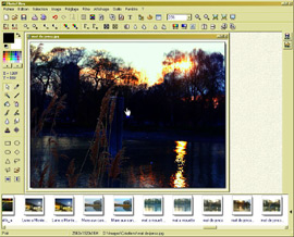 Photofiltre 6.02 - 15 Effet Nuit mt_popup:15 Effet Nuit