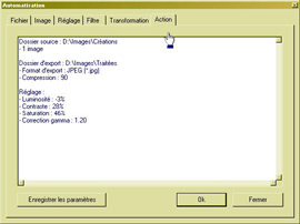 Photofiltre 6.02 - 19 Traitement auto mt_popup:19 Traitement auto