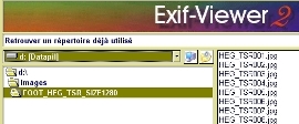 Exif Viewer 2 - 2 Retrouver un répertoire mt_popup:2 Retrouver un répertoire