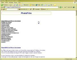 Photofiltre 6.02 - 21 Info Html mt_popup:21 Info Html