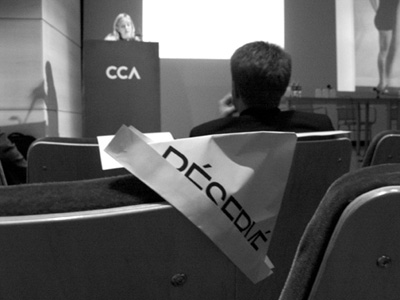 Photo Bruno Chalifour :Colloque “Image & Imagination” au Centre Canadien d’Architecture les 22 et 23 septembre 2005.