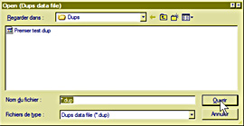 Dup Detector - 12 Sauvegarder une référence mt_popup:12 Sauvegarder une référence