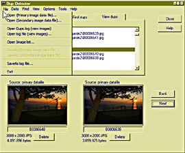 Dup Detector - 5 Menu Fichier mt_popup:5 Menu Fichier