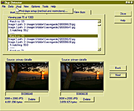 Dup Detector - 7 Menu Find mt_popup: 7 Menu Find