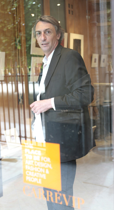 Photo Jean-Philippe Klein : Philippe Taurinya - Manager de la galerie Peter's Friends