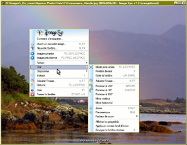 Image Eye 7.2 - 8 Sous menu 'voir' mt_popup: 8 Sous menu 'voir'