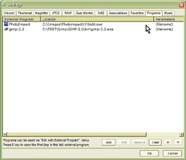 Fast Stone Viewer - 21 Editeurs externes mt_popup:21 Editeurs externes