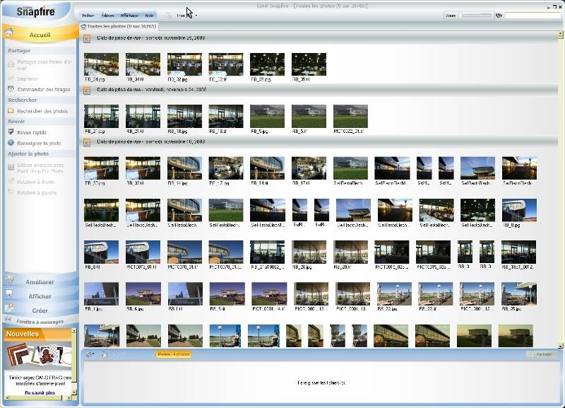 Corel Snapfire - 1 Accueil mt_popup:1 Accueil