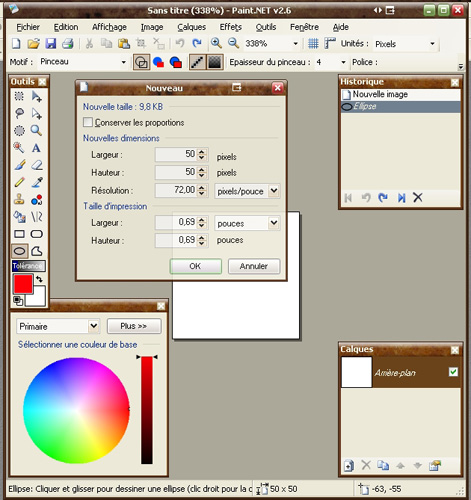 Paint.Net - 1 Ouverture mt_popup:1 Ouverture
