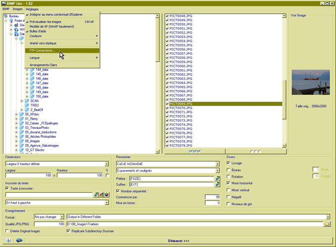 Bimp Lite - 16 Menu FTP mt_popup:16 Menu FTP