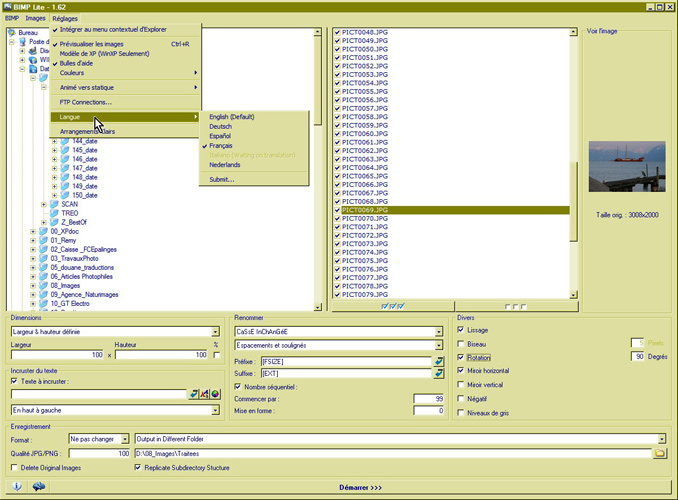 Bimp Lite - 18 Choix des langues mt_popup:18 Choix des langues