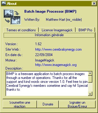 Bimp Lite - 20 Affichage de lancement mt_popup:20 Affichage de lancement