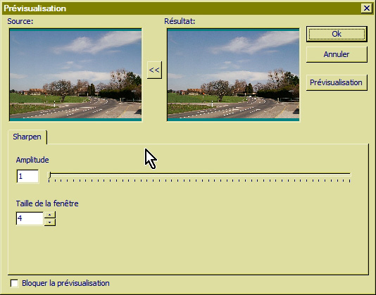 Force Vision - 26 Filtre netteté mt_popup:26 Filtre netteté
