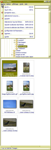 Force Vision - 4 Menu Fichiers mt_popup:4 Menu Fichiers