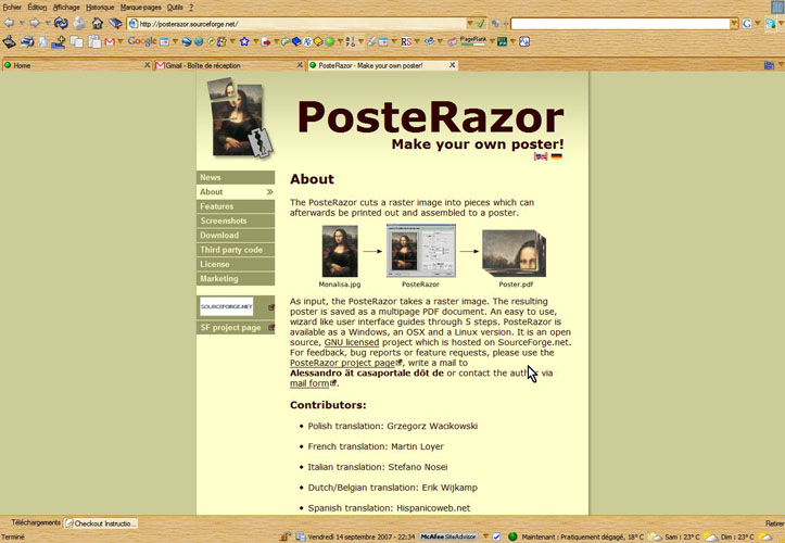 PosteRazor - 19 Site web de PosteRazor mt_popup:19 Site web de PosteRazor