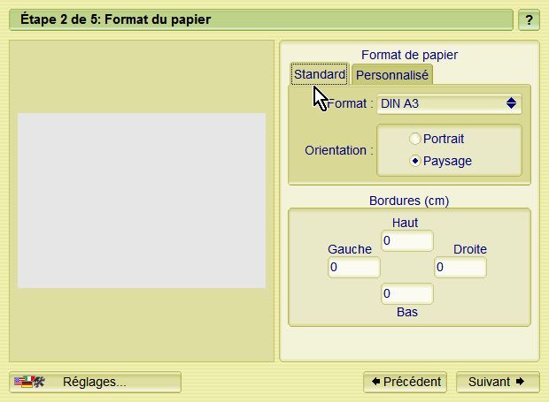 Posterazor - 7 Format du papier - standard mt_popup:7 Format du papier - standard