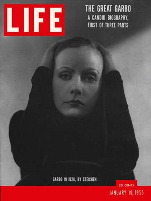 Life Magazine - Greta Garbo par Edward Steichen photographie