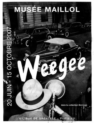 Weegee - L'affiche de l'exposition au Musée Maillol