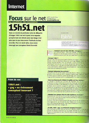 Focus sur le net numéro 1 de Reflexe Numerique photographie