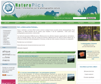 Naturapics, portail de la photographie nature