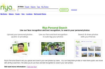 Riya moteur de recherche