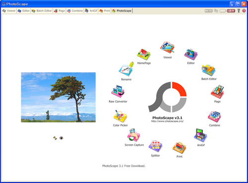 Photoscape - 1 Interface ouverture mt_popup:Photoscape - 1 Interface ouverture