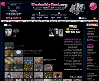 Interview de Antoine Gazeau - Projet UnderMyFeet photographie