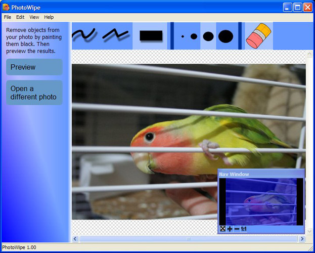 mt_popup: Photo Wipe - 2 Outils de travail