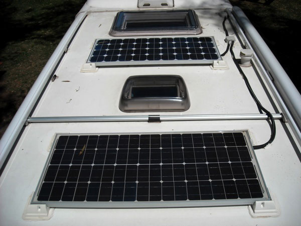 Panneaux solaires Duvillard : Preparation du camping car