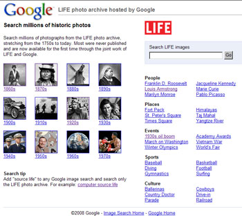 google et life magazine