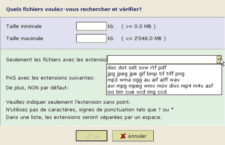 AntiTwin - 6 Filtre fichiers mt_popup:AntiTwin - 6 Filtre fichiers