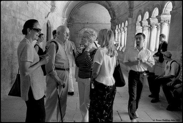 Henri Cartier-Bresson. Abbaye de Montmajour, Arles, 2003. C Bruno Chalifour