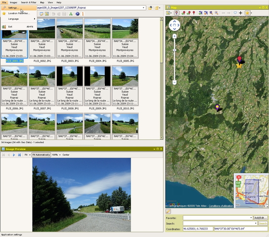 GeoSetter - 2 Préférences mt_popup: GeoSetter - 2 Préférences