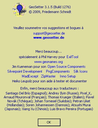 GeoSetter - 11 A propos de GeoSetter mt_popup:GeoSetter - 11 A propos de GeoSetter