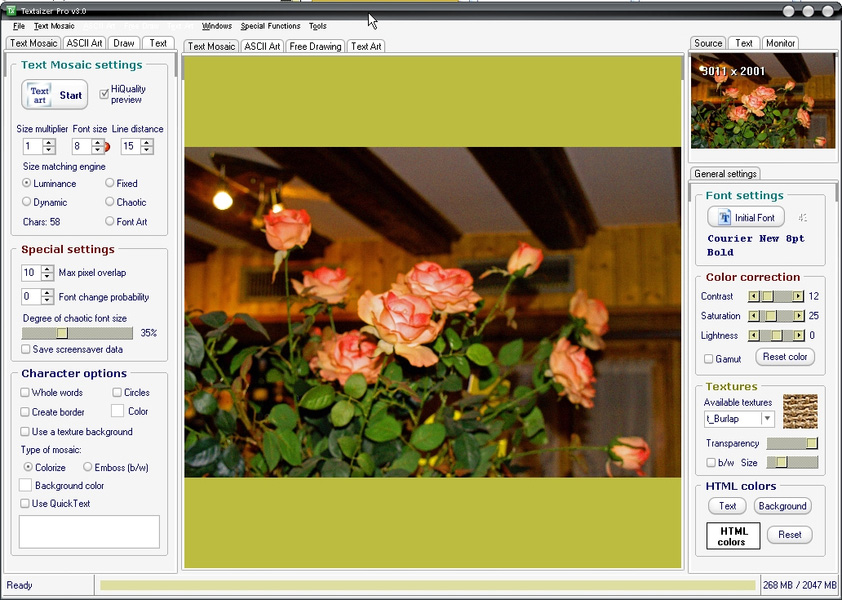 Textaizer - 1 Interface ouverture mt_popup:Textaizer - 1 Interface ouverture