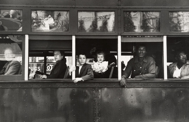 Robert Frank Trolley New Orleans 1955 photographie