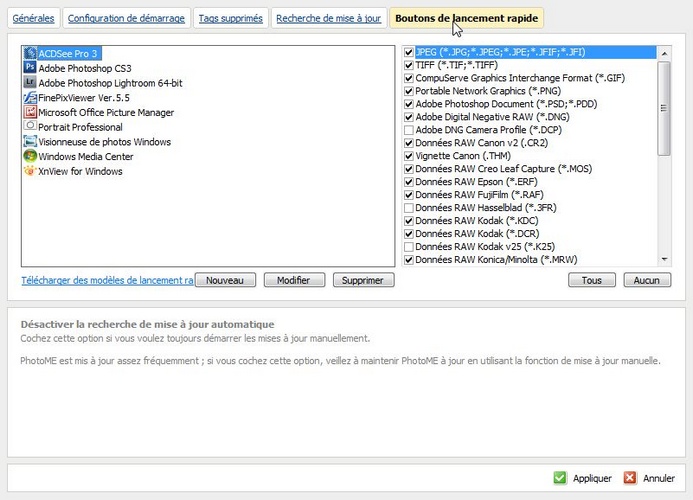PhotoMe - 8 Lancement rapide mt_popup:PhotoMe - 8 Lancement rapide