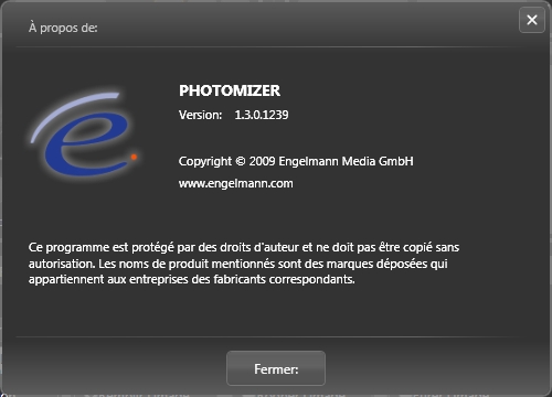 6 A propos mt_popup:Photomizer -6 A propos