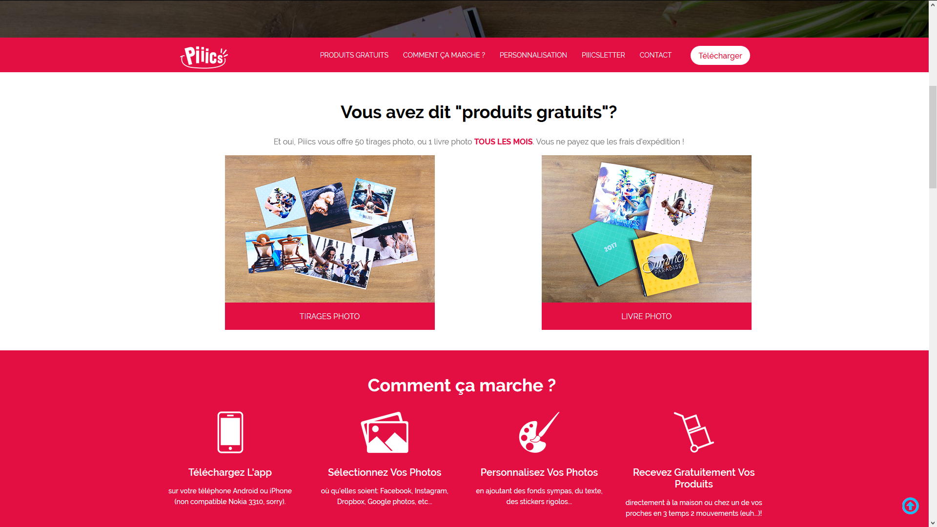 Piiics, appli tirages gratuits Piiics, appli tirages gratuits