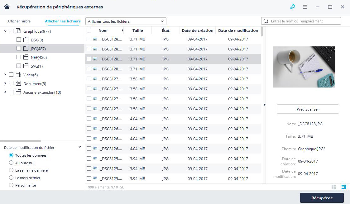 Récupérer photos supprimées - Wondershare Recoverit recuperer photo recoverit wondershare 3