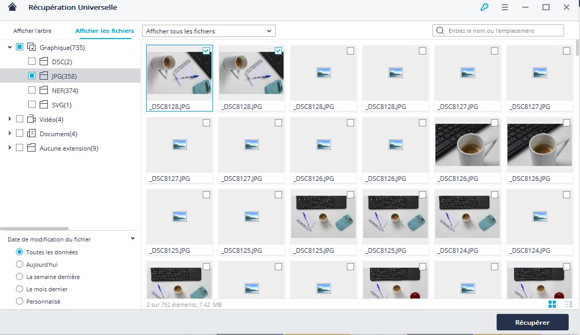 Récupérer photos supprimées - Wondershare Recoverit recuperer photo recoverit wondershare 4