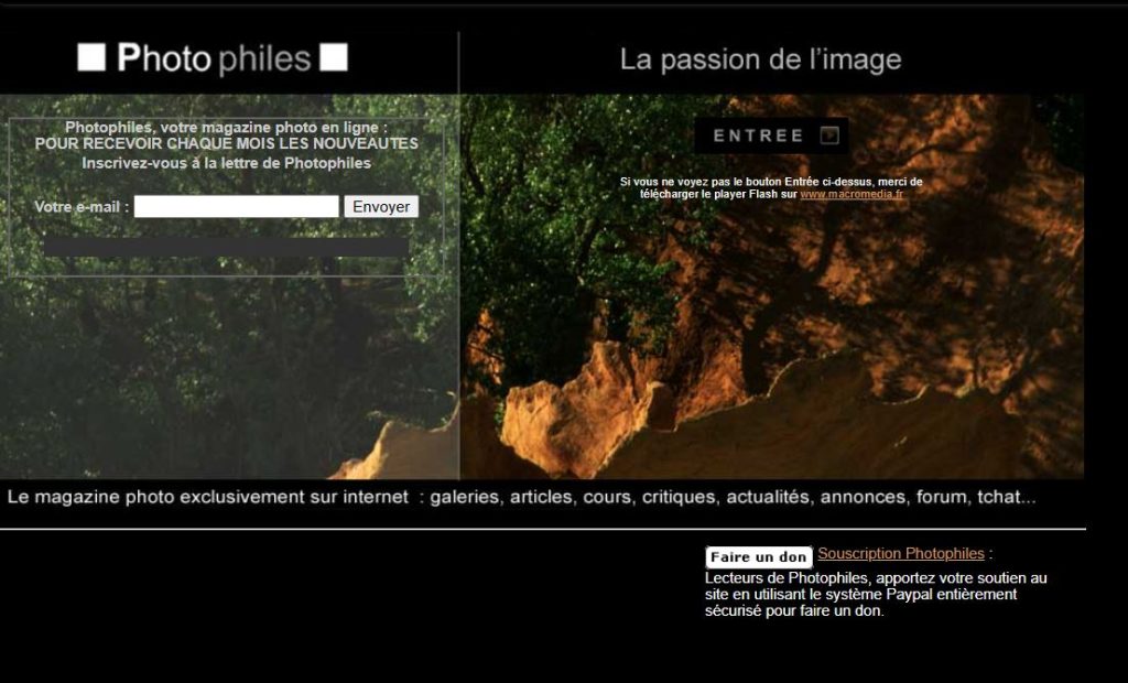 magazine photo photophiles en 2005