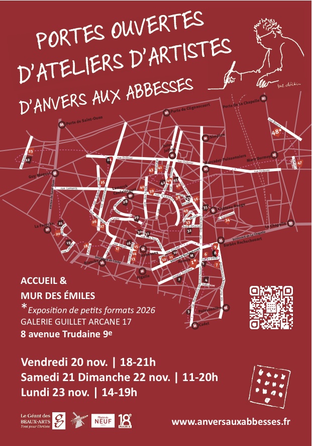 Plongée dans les ateliers des artistes d'Anvers aux Abbesses